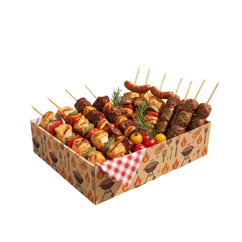 RB-06 Barbecue Voedsel Stijve Doos