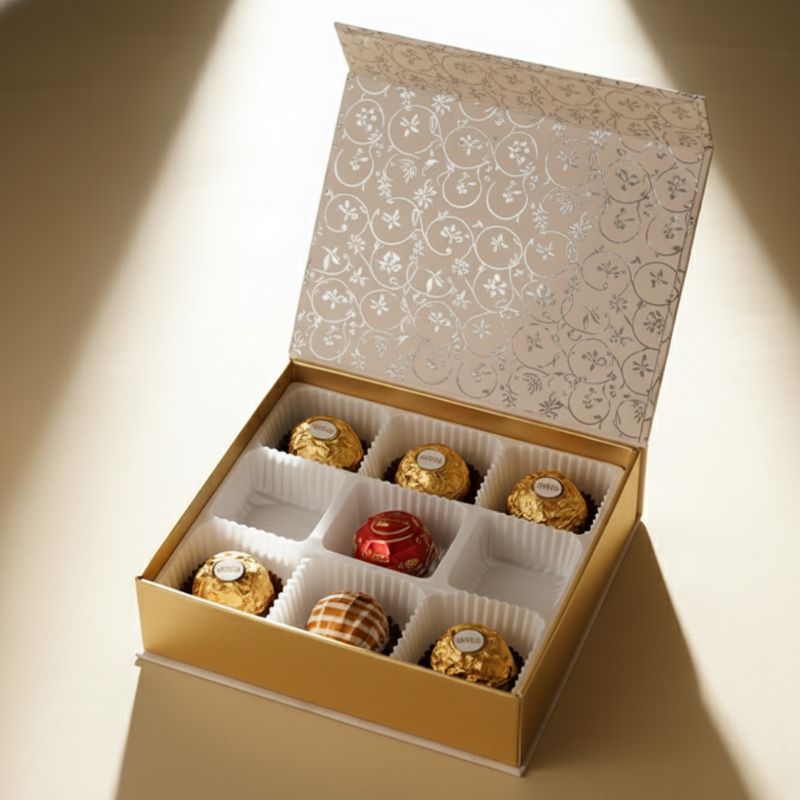 MC-201 Chocolade magnetische sluiting doos