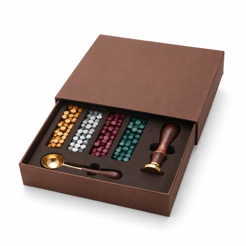 Ladebox voor set met lakzegel