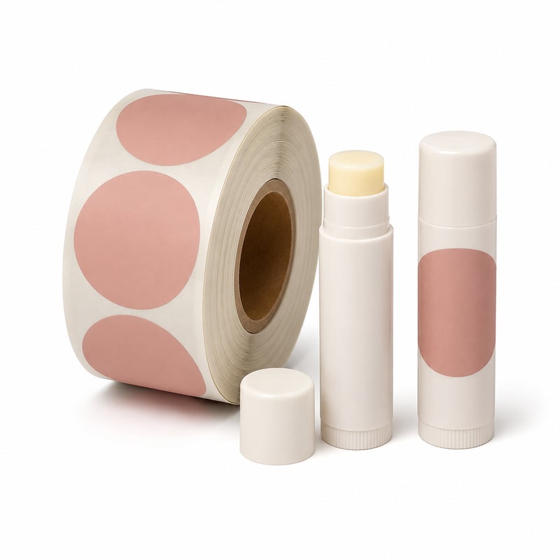 Soft-touchlabels voor lippenbalsem