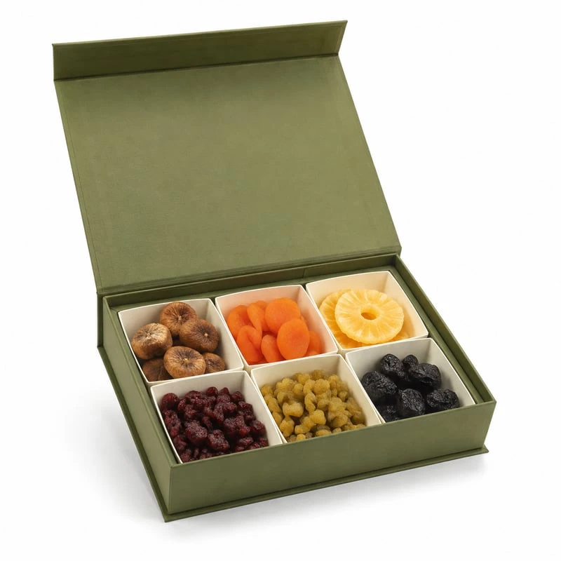 Magneetdoos voor gedroogd fruit