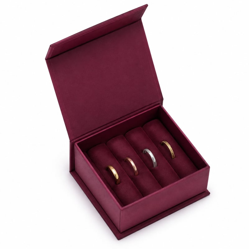 Magneetdoos voor ringcollectie