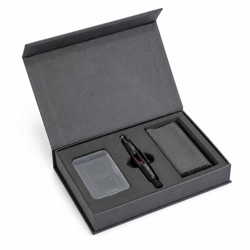 Doos voor fotografieaccessoires