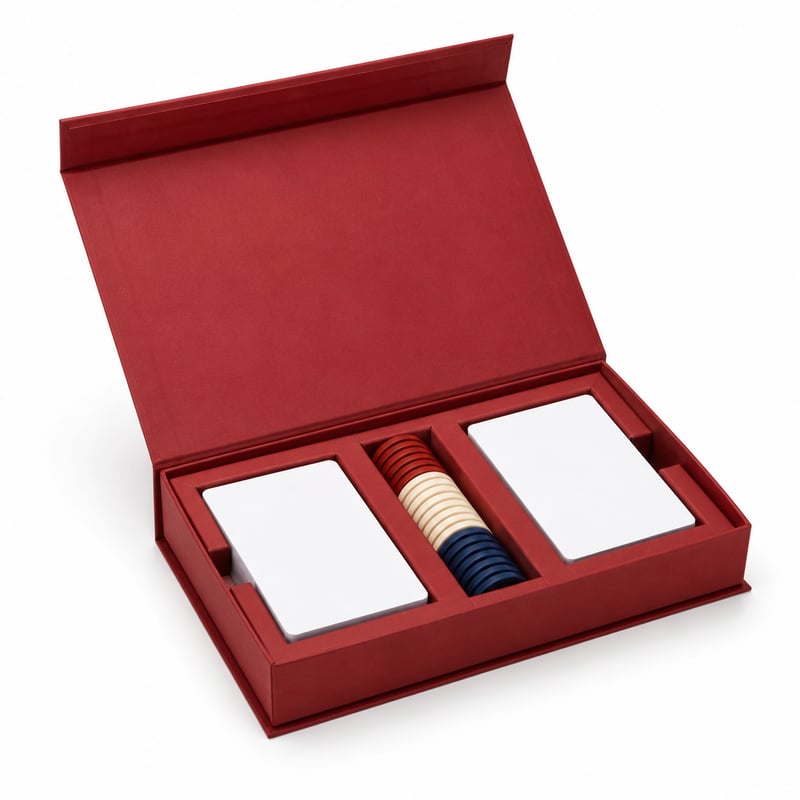 Magnetische doos voor kaartspellen