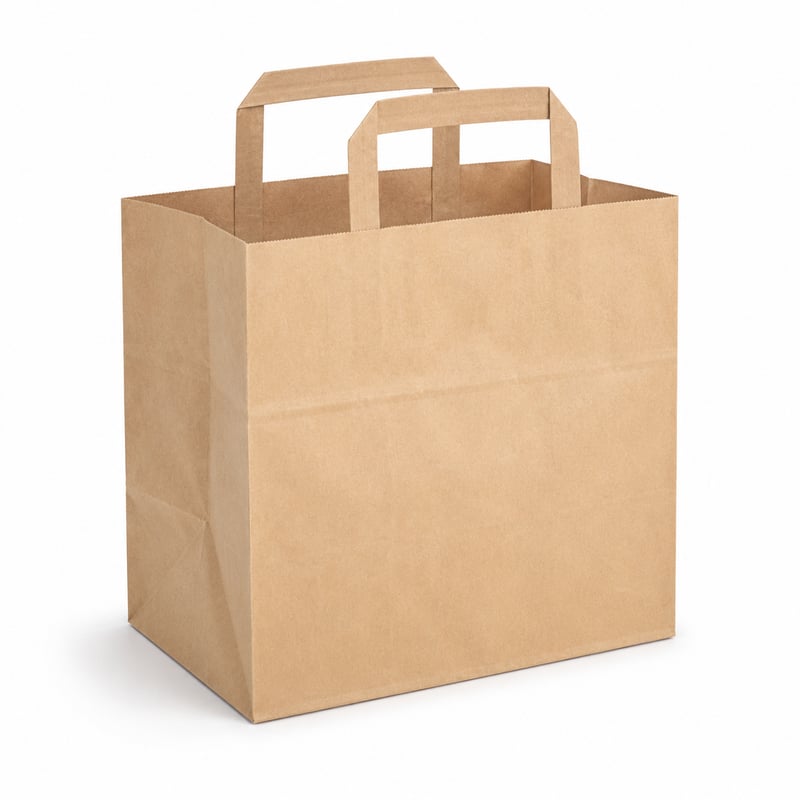 Papieren afhaaltas voor bakkerij