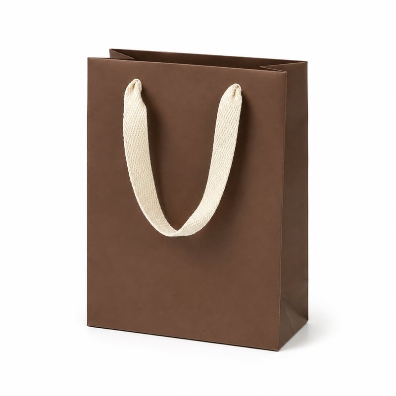 Papieren cadeautas voor chocolade