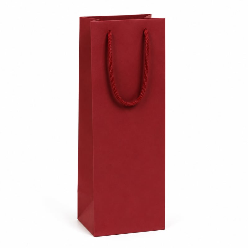 Papieren tas voor wijnfles