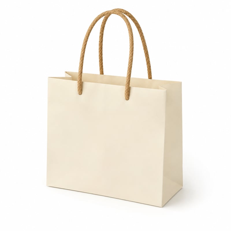 Papieren tas voor kaarsenwinkel