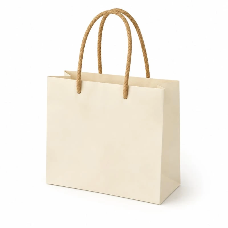 Papieren tas voor kaarsenwinkel