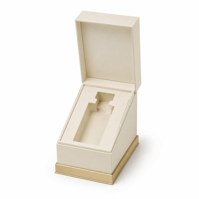 Stevige doos met voetstuk voor parfum